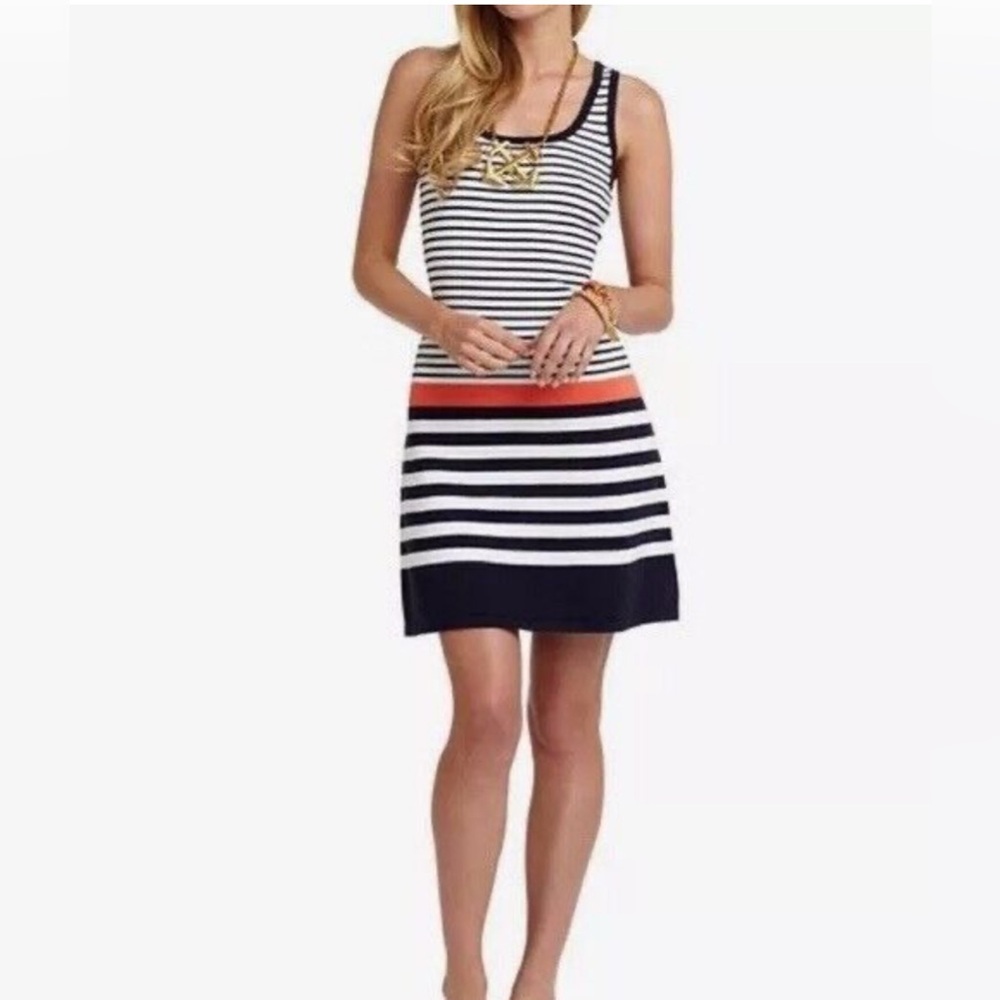 *NEW* Lilly Pulitzer Stanton Sweater Dress | Resort White Buoy Stripe | Small